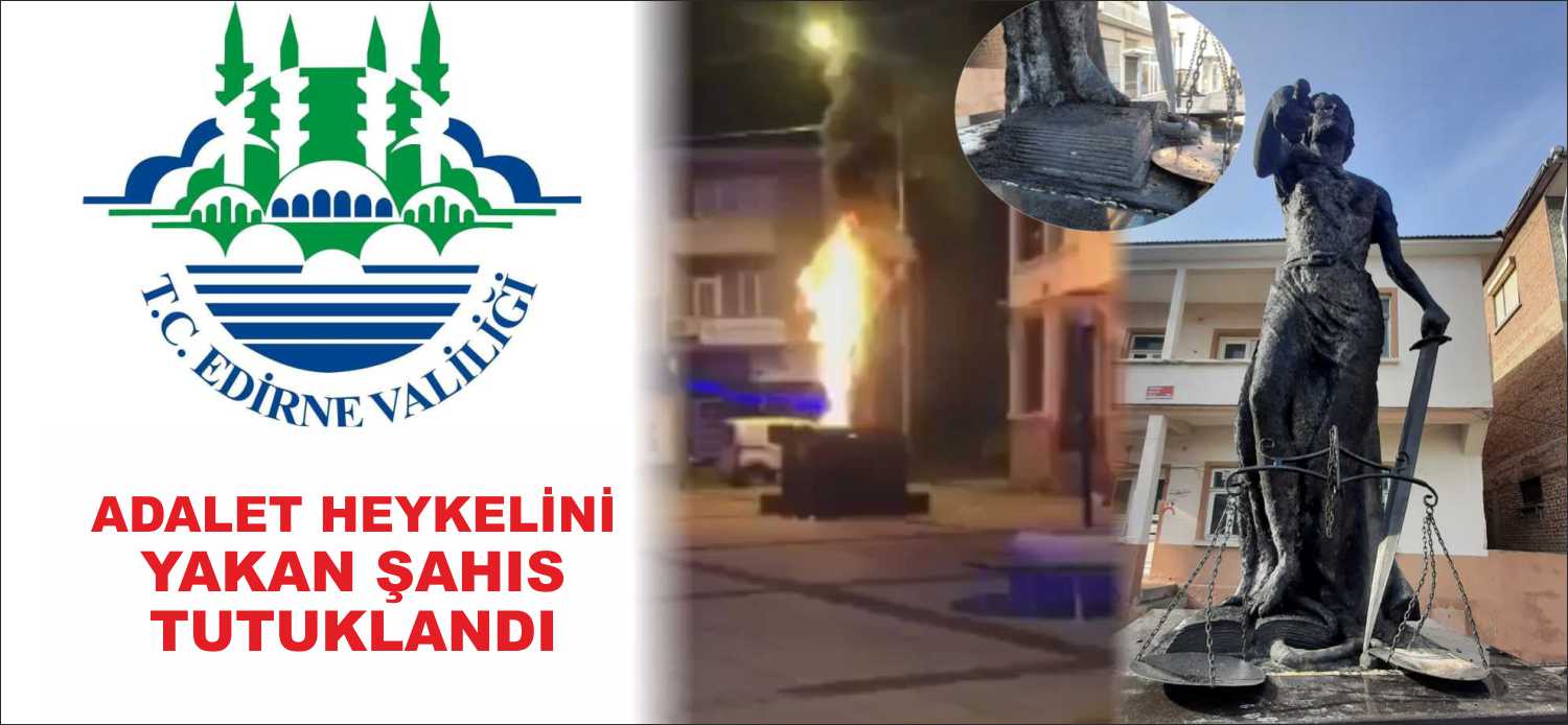 3 Şubat Çarşamba günü saat 23.55 sıralarında Uzunköprü Adalet Meydanı’nda