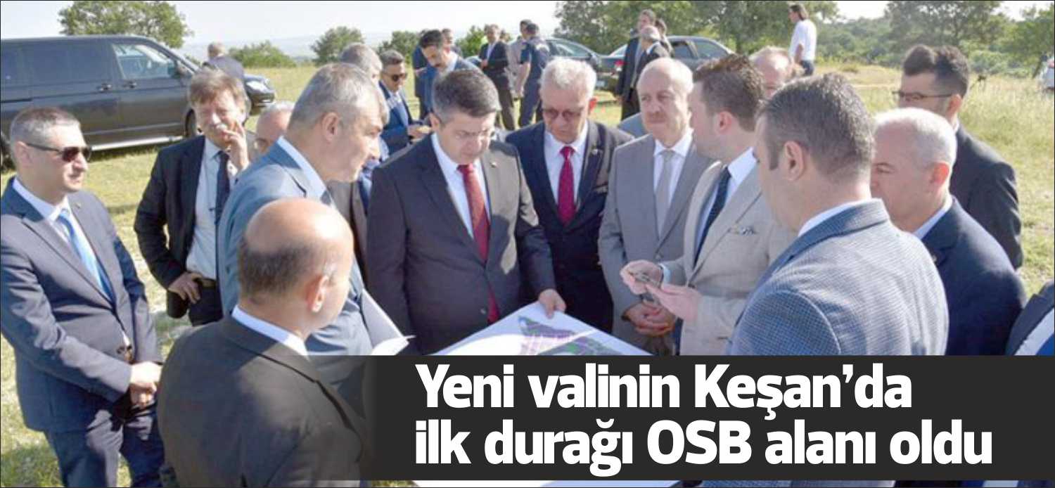 Edirne Valisi Hüseyin Kürşat Kırbıyık, bir dizi incelmelerde bulunmak üzere