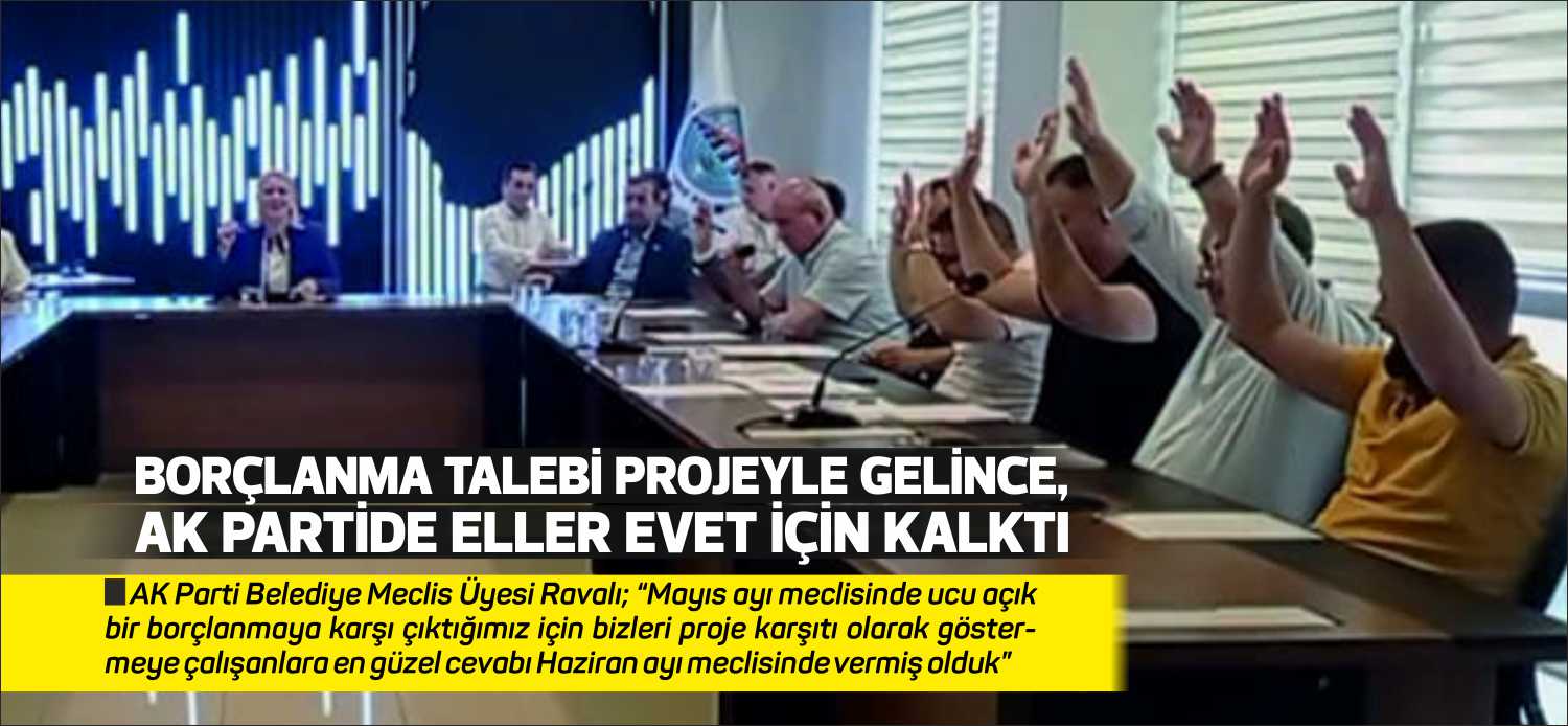 AK Parti Belediye Meclis Üyesi Ravalı; “Mayıs ayı meclisinde ucu
