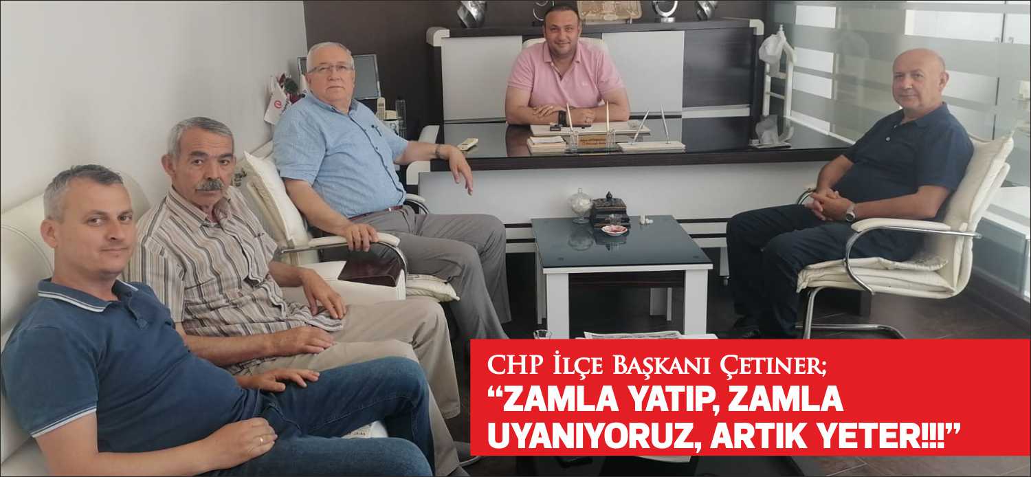 Cumhuriyet Halk Partisi Uzunköprü ilçe başkanı Muammer Çetiner beraberinde İl