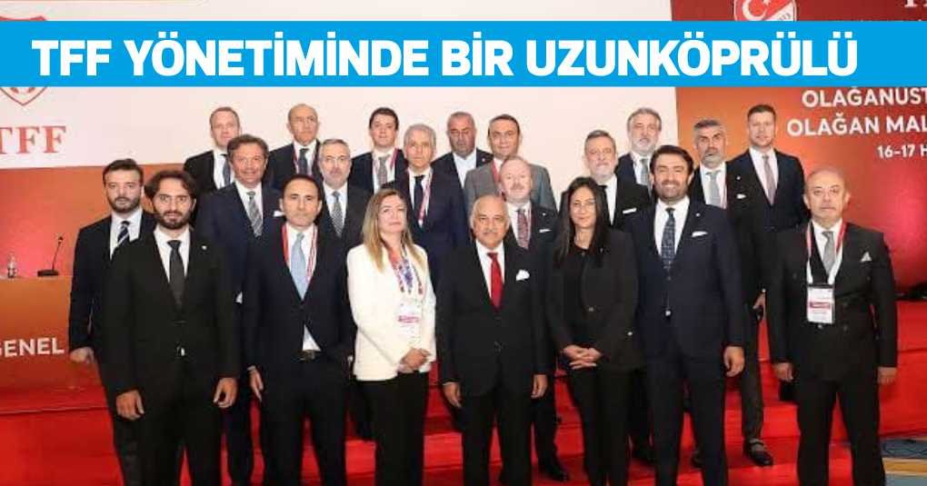 Türkiye Futbol Federasyonu (TFF) Genel Kurulu’nda yeni başkan Mehmet Büyükekşi’nin