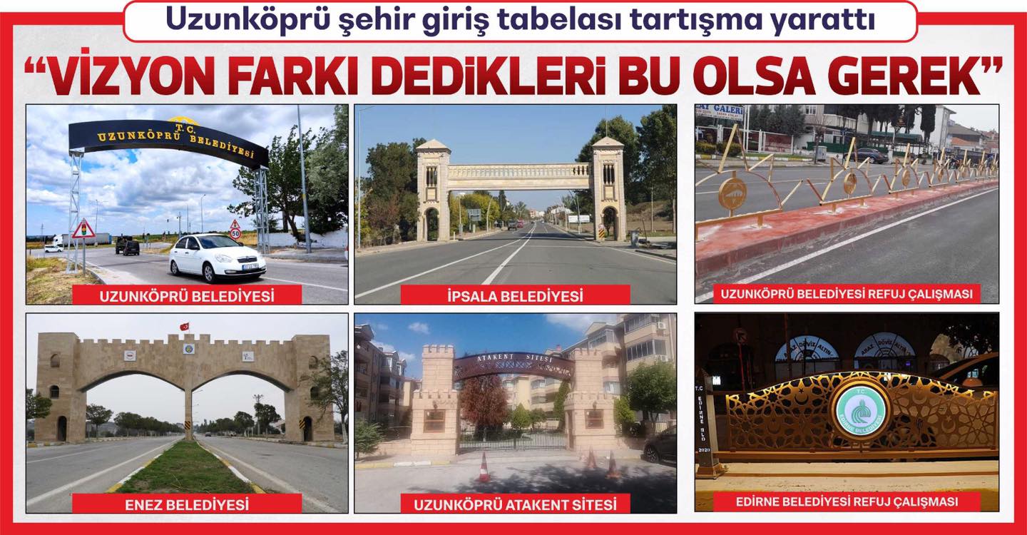 Uzunköprü’nün şehir giriş noktalarına yönelik yürütülen peyzaj çalışmaları kapsamında Belediye