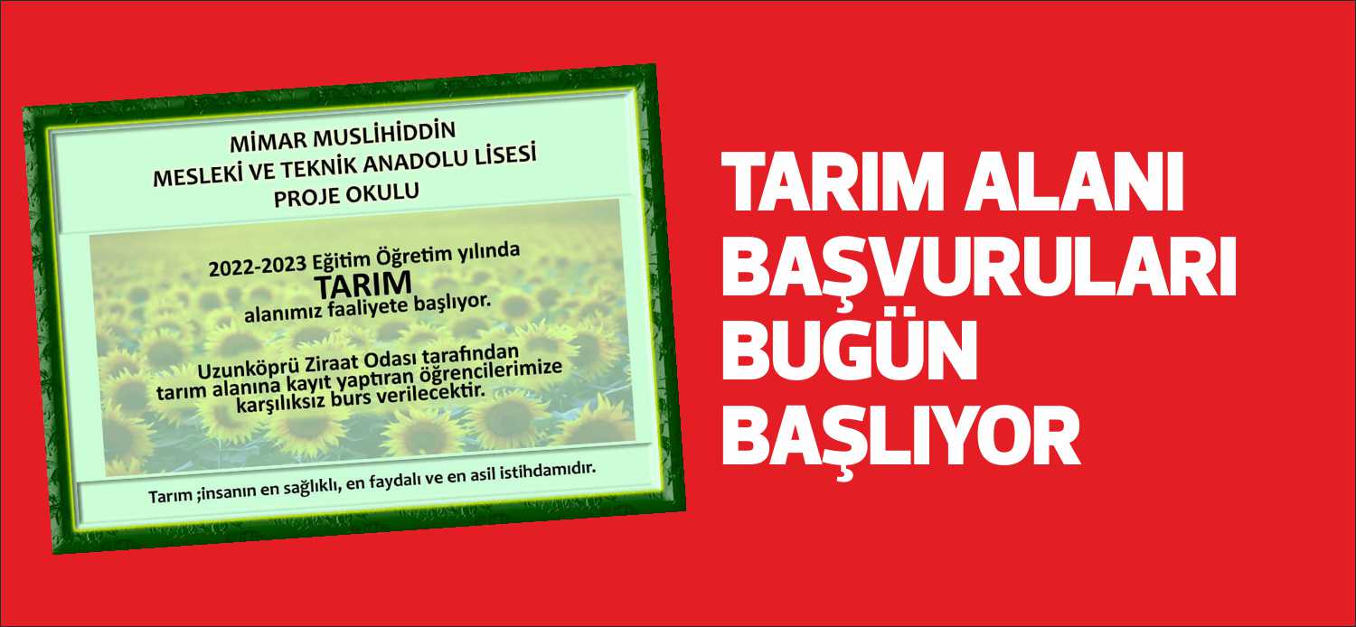 Uzunköprü Mimar Muslihiddin Mesleki ve Teknik Anadolu Lisesi bünyesinde kurulan,