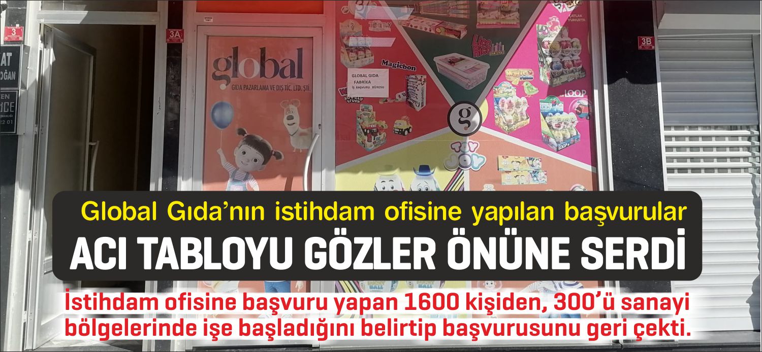 İstihdam ofisine başvuru yapan 1600 kişiden, 300’ü sanayi bölgelerinde işe