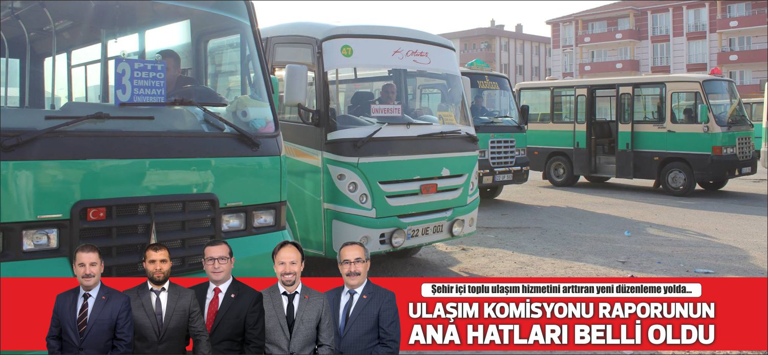 Uzunköprü Belediye Meclis kararıyla ruhsatlandırma yöntemi ile şehir içi toplu