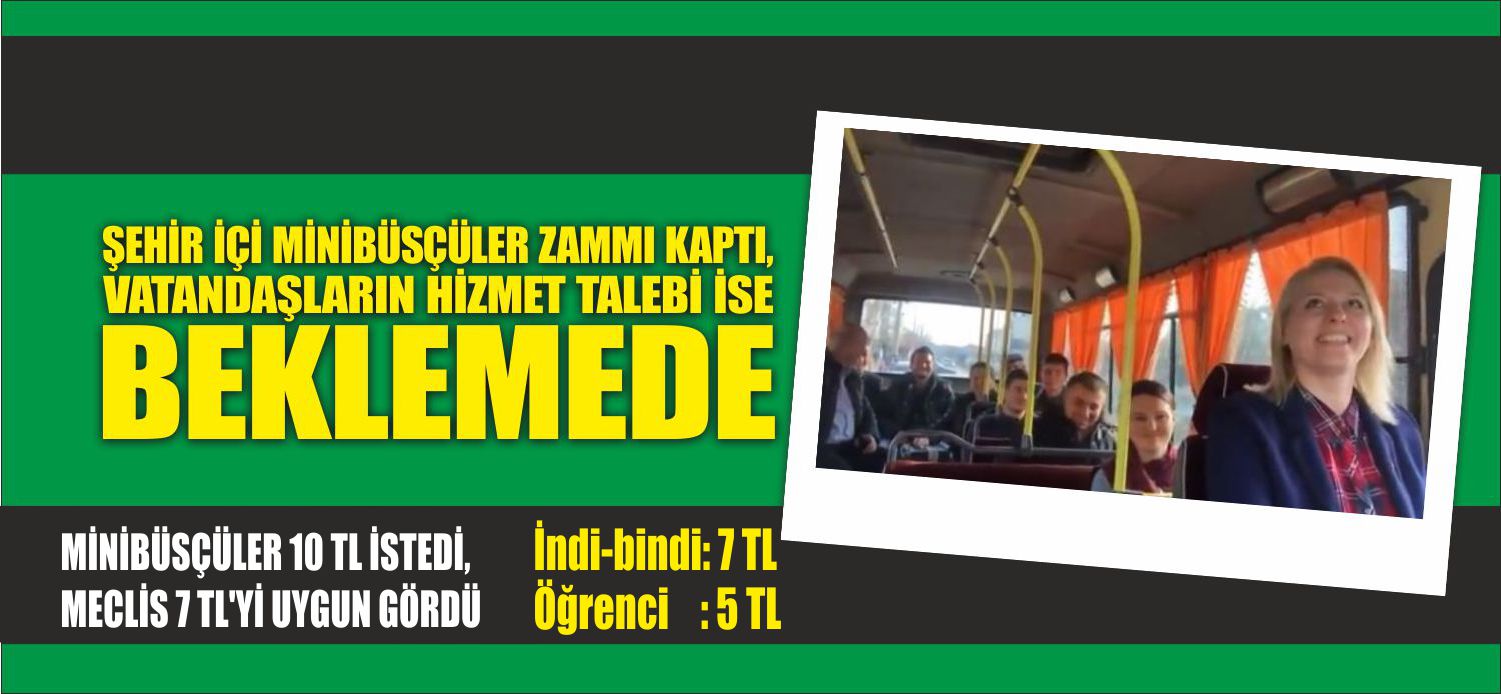 Uzunköprü Belediye Meclis kararıyla ruhsatlandırma yöntemi ile şehir içi toplu