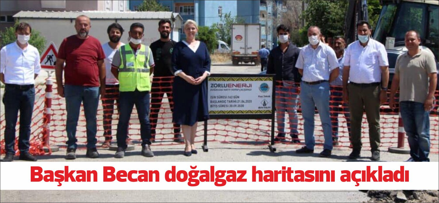 Uzunköprü Belediye Başkanı Özlem Becan doğalgaz ile ilgili çalışmaların devam