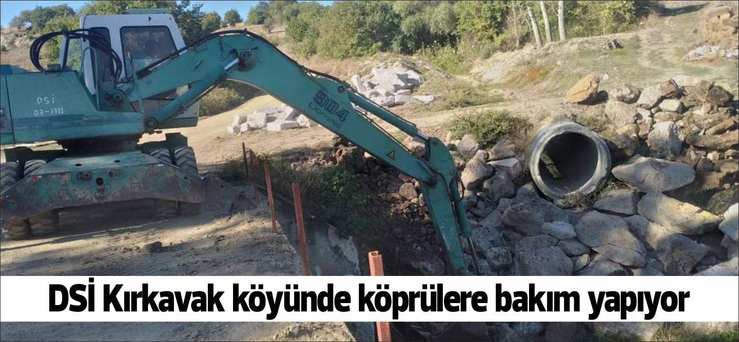 Kırkkavak köyünde bulunan ve meydana gelen su taşkınları nedeniyle yıkılma