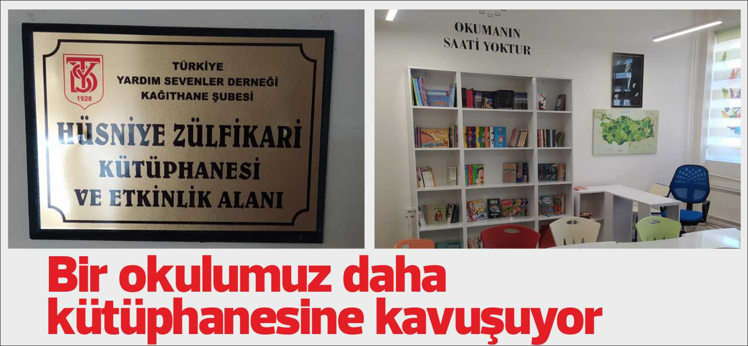 “Kütüphanesiz okul kalmayacak” projesi kapsamında ilçemizde eğitim veren okulların kütüphaneleri