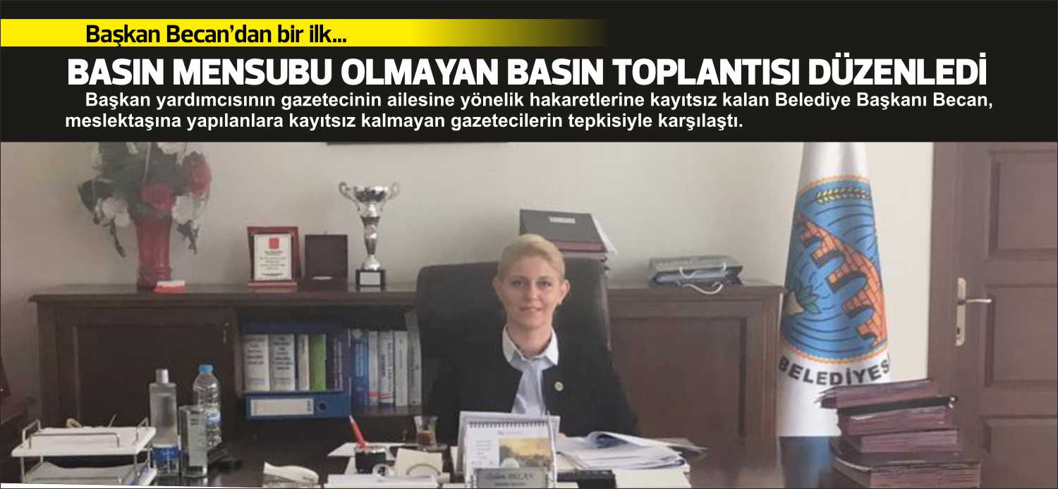 Başkan yardımcısının gazetecinin ailesine yönelik hakaretlerine kayıtsız kalan Belediye Başkanı