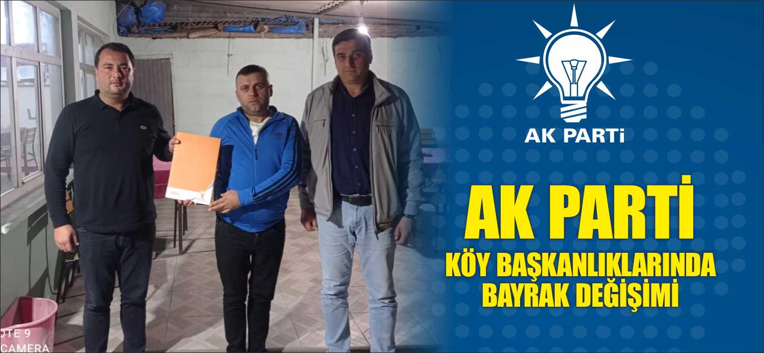 Adalet ve Kalkınma Partisi (AK Parti) ilçe başkanı Önder Kuruşar’ın