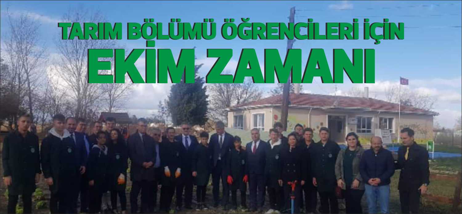 Mimar Muslihiddin Mesleki ve Teknik Anadolu Lisesi bünyesinde bulunan tarım bölümünde