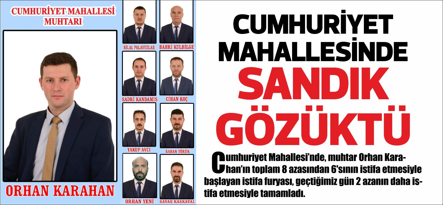 Uzunköprü’nün nüfus yoğunluğu bakımından en büyük mahallesi konumunda bulunan Cumhuriyet