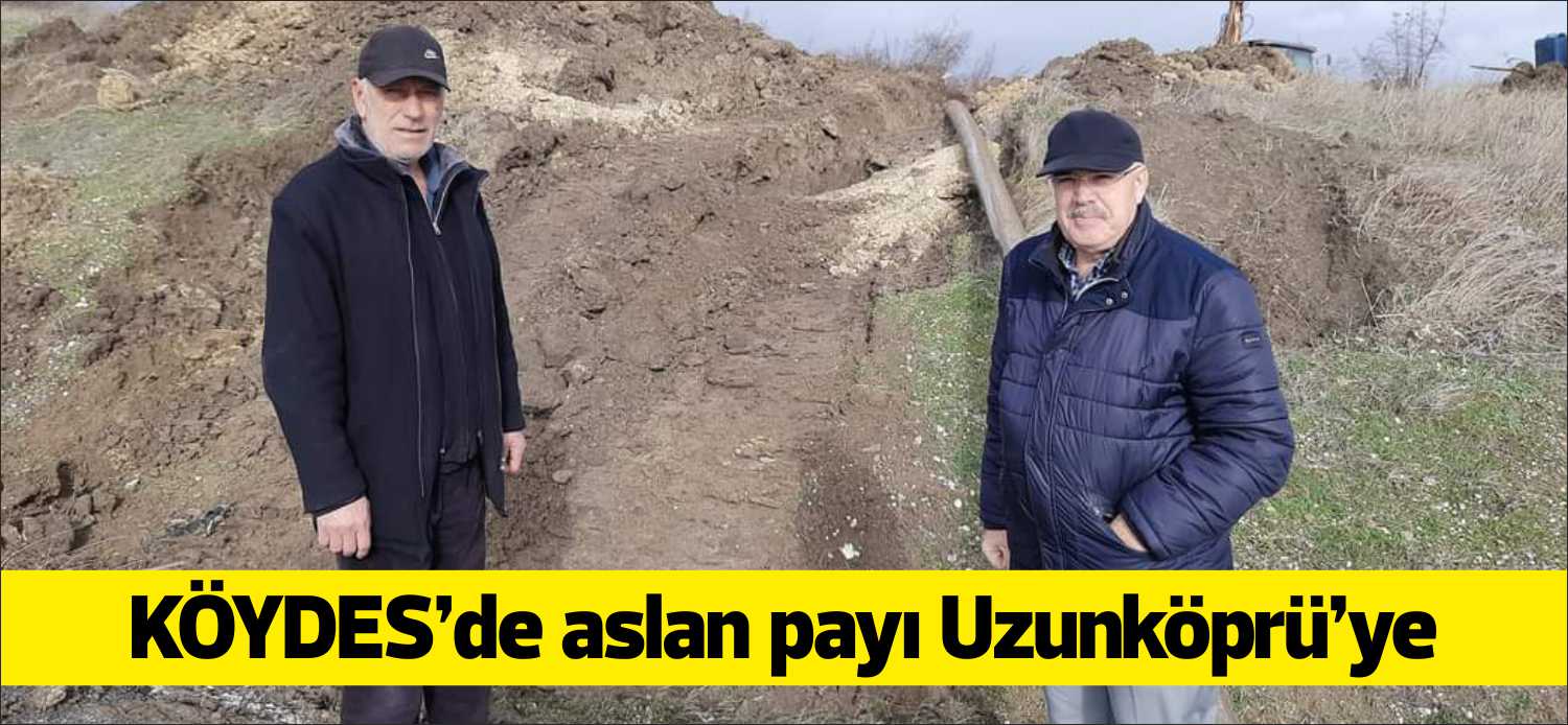 Köylerin Alt Yapısının Desteklenmesi Projesi (KÖYDES) kapsamında Edirne’nin 2023 yılı