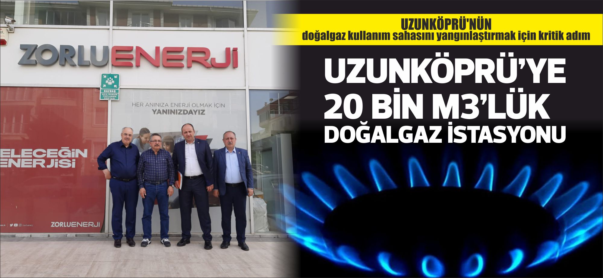 Uzunköprü halkının dört gözle beklediği doğalgaz kullanımı için beklenen çalışmaların