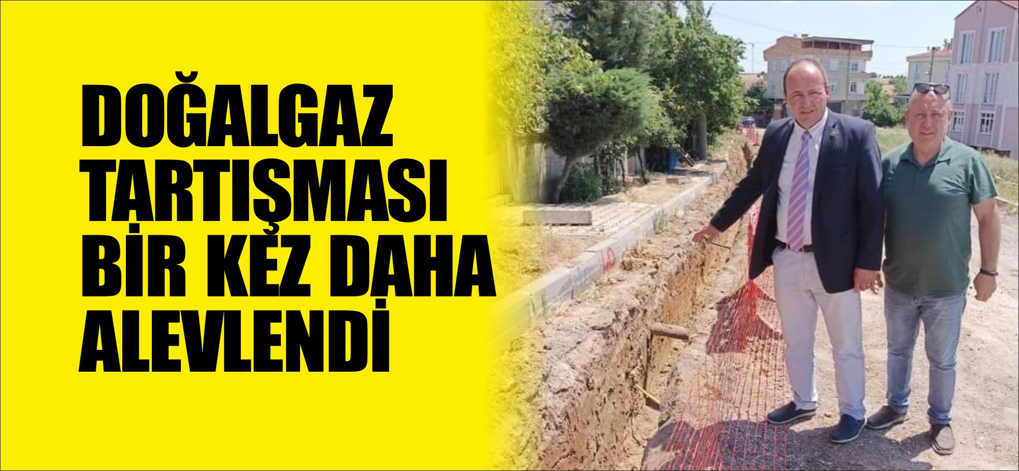 2019 yılının kasım ayında Cumhuriyet mahallemizde ilk kazması vurulan doğalgaz