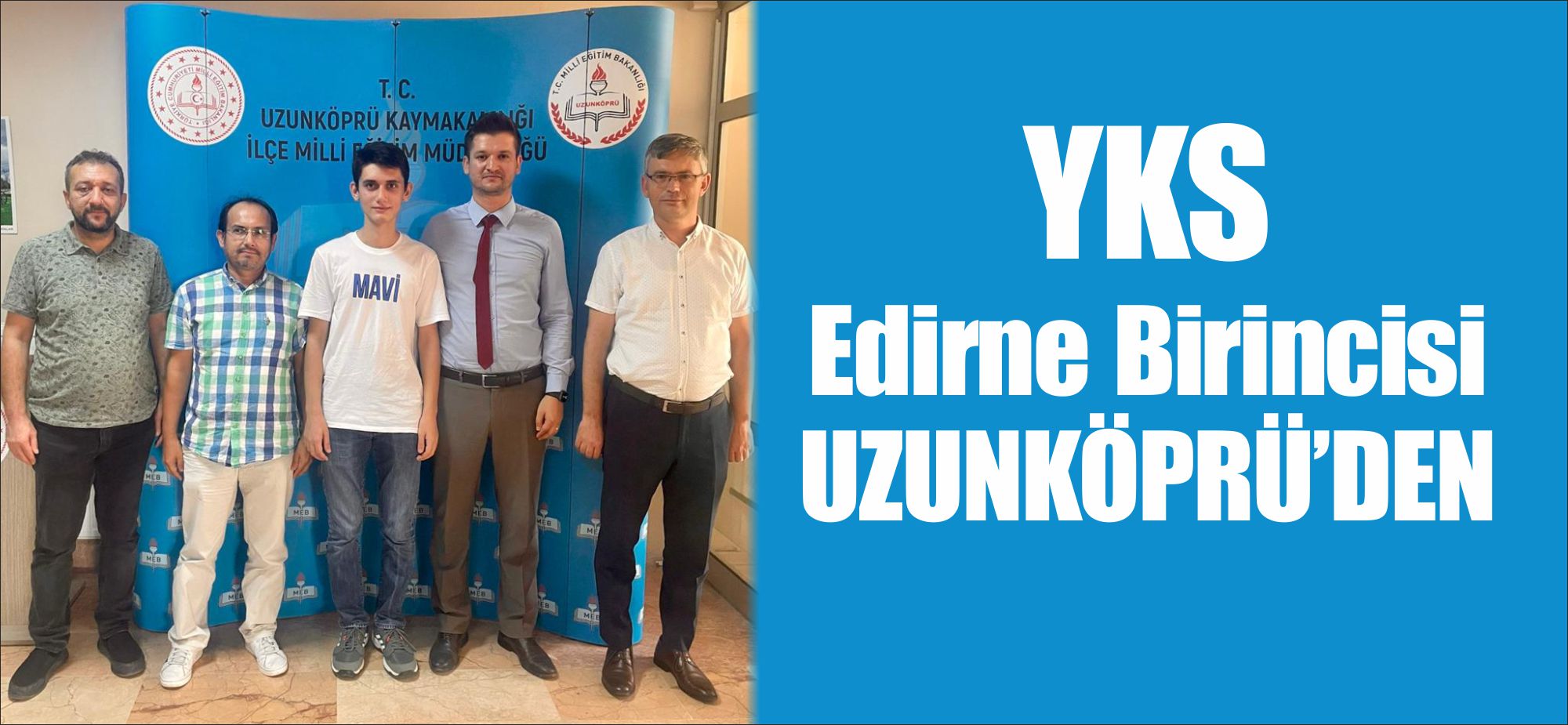 Y-SAY alanında Türkiye 537.si, aynı zamanda Edirne İl Birincisi olan