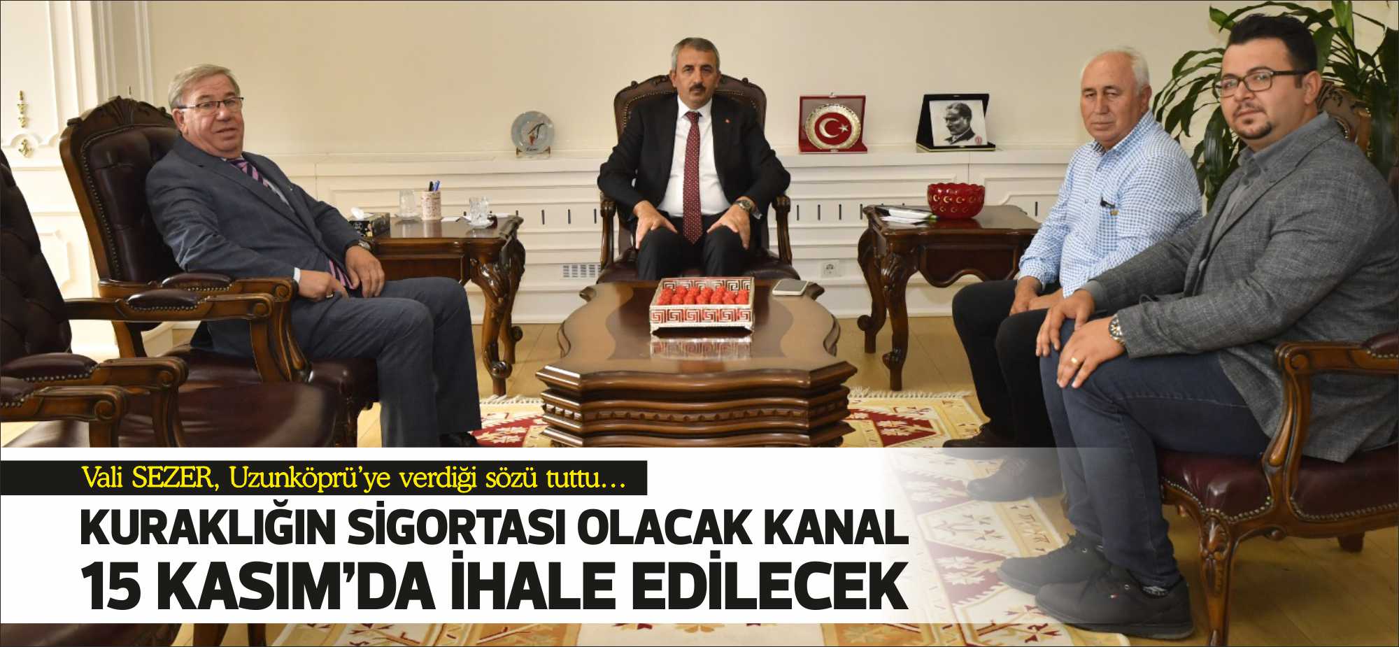 Kış aylarında Meriç nehrinden akan suyu Çakmak Barajı’na aktarmaya olanak