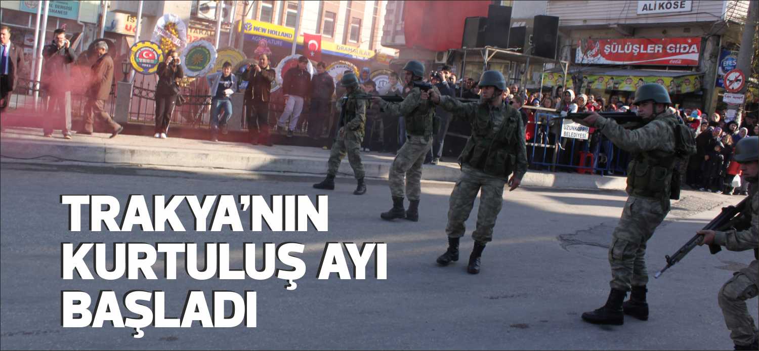 Kasım ayının gelmesiyle birlikte Trakya’da il ve ilçelerinin kurtuluş bayramı