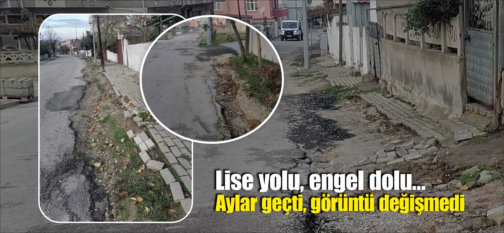 Cumhuriyet mahallesinde başlayan doğalgaz çalışmalarının ardından Uzunköprü Belediyesi Fen işleri