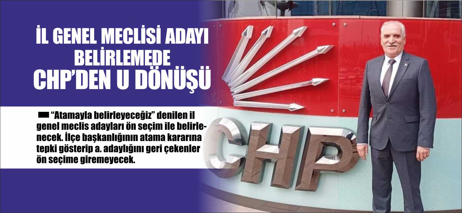 “Atamayla belirleyeceğiz” denilen il genel meclis adayları ön seçim ile
