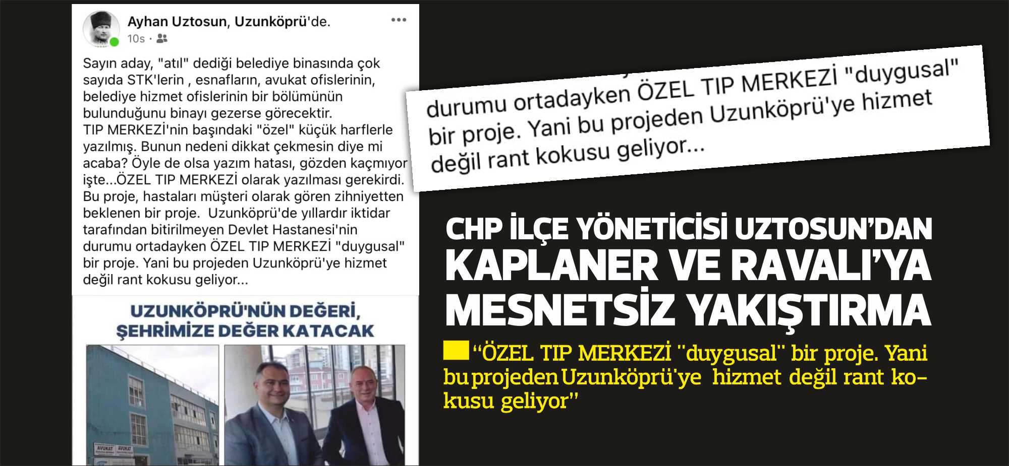 AK Parti Uzunköprü Belediye Başkan Adayı Mustafa Ravalı, seçim çalışmaları