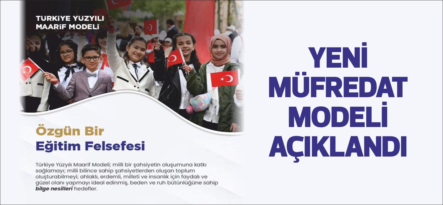 Milli Eğitim Bakanlığı Yeni Müfredat Taslağı çalışmasını kamuoyuna açıkladı. Bakanlık,