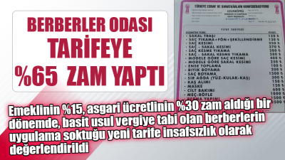 Emeklinin %15, asgari ücretlinin %30 zam aldığı bir dönemde, basit