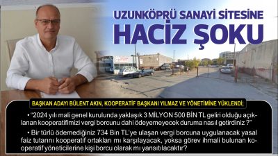 Başkan adayı Bülent Akın, kooperatif Başkanı Yılmaz ve yönetimine yüklendi;