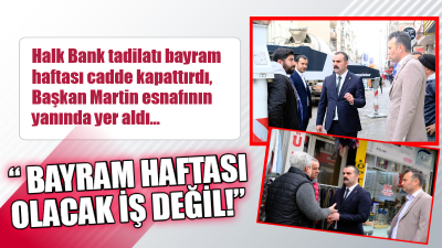 Gazi Caddesi üzerinde yer alan Halk Bankası binasında başlayan ve