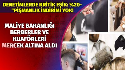 Hazine ve Maliye Bakanlığı, vergi kayıplarını önlemek amacıyla yeme-içme sektörü,