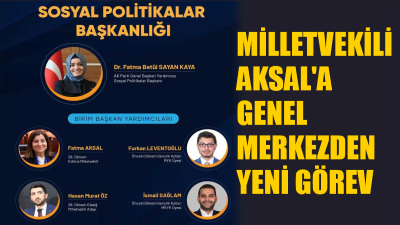 AK Parti Edirne Milletvekili Fatma Aksal, partinin Genel Merkez Sosyal