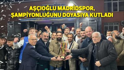 Müzik ve dansın eşlik ettiği gecede, Aşçıoğlu Madridspor taraftarları bu
