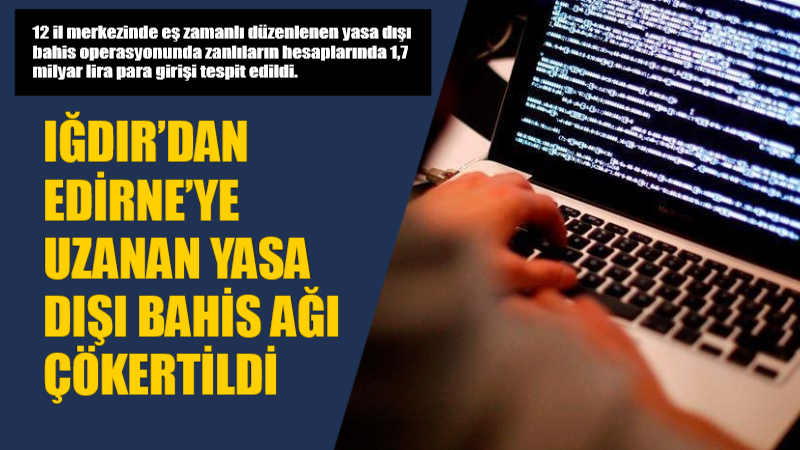 Iğdır merkezli, aralarında Edirne'nin de olduğu 12 il merkezinde eş