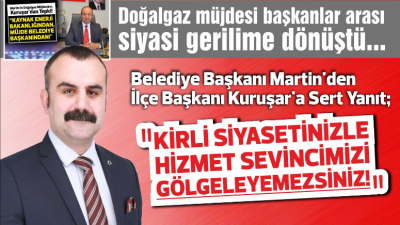 Uzunköprü’de doğalgaz çalışmalarının başlamasıyla birlikte, Ak Parti ve Belediye arasında