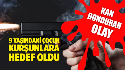 17 yaşında bir şahıs tarafından gerçekleştirilen silahlı saldırıda 9 yaşındaki