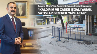 Uzunköprü Belediye Başkanı Ediz Martin, yaya ve araç trafiğinin yoğun