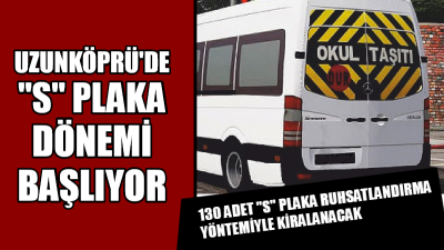 Uzunköprü Belediyesi, daha önce şehir içi minibüslerine “M” plakası uygulamasını