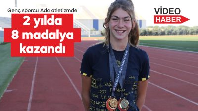 Atletizmde Türkiye şampiyonlukları bulunan ve 2 yılda 8 madalya kazanan