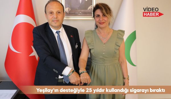 47 yaşındaki Eylem Demirtaş 25 yıldır kullandığı sigarayı, Yeşilay Danışmanlık