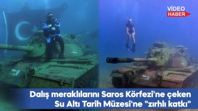 Keşan Saros Körfezi'nde oluşturulan Su Altı Tarih Müzesi'ne batırılan muharebe