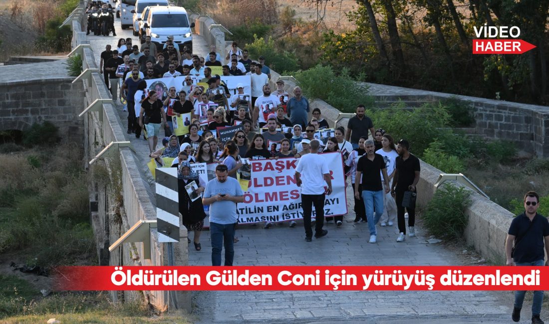 Edirne'de bıçaklanarak öldürülen 15 yaşındaki Gülden Coni için yürüyüş düzenlendi.