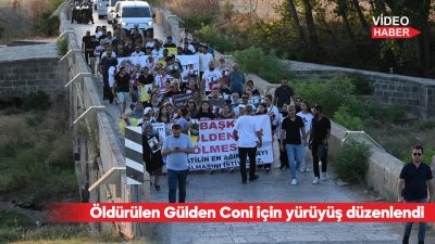 Edirne'de bıçaklanarak öldürülen 15 yaşındaki Gülden Coni için yürüyüş düzenlendi.