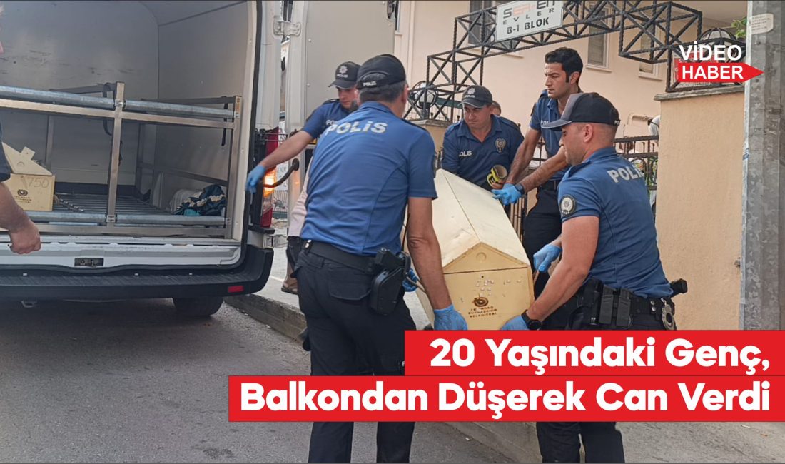 5. kattan beton zemine düşen 20 Yaşındaki Genç hayatını kaybetti.