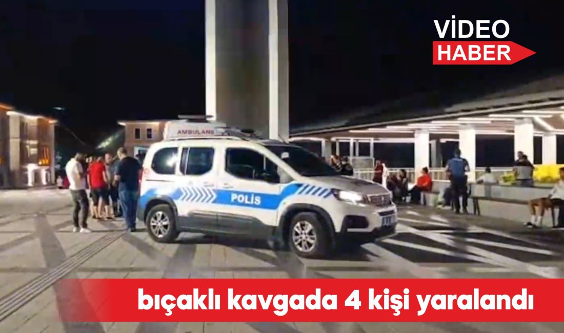 kavgada anne ve iki kızıyla onlara yardımcı olmak isteyen kişi