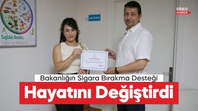 Edirne'de sağlık personeli meslektaşlarının profesyonel desteğiyle sigaradan kurtuldu