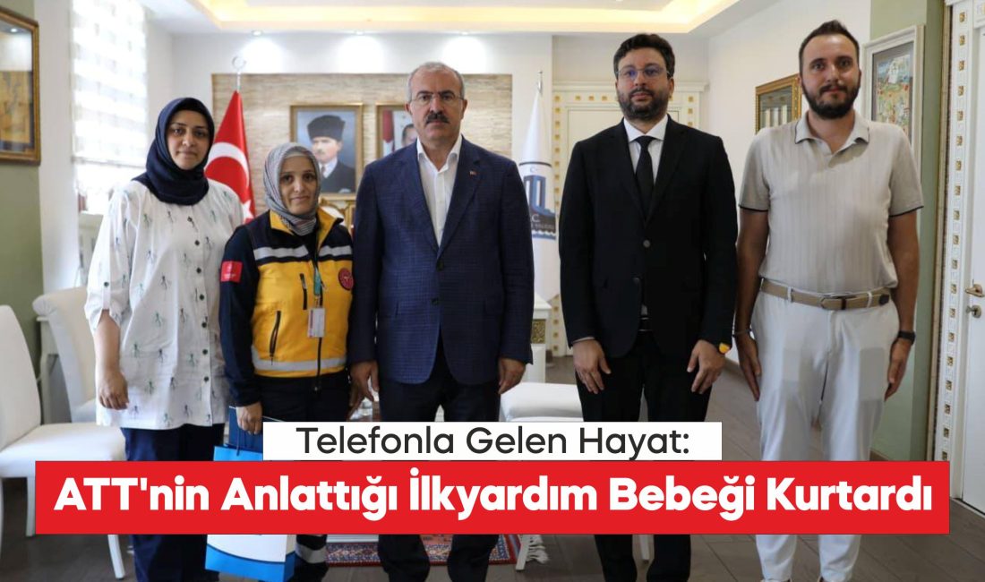 Boğazına mama kaçan bebek ATT'nin telefondaki müdahalesiyle hayata döndürüldü