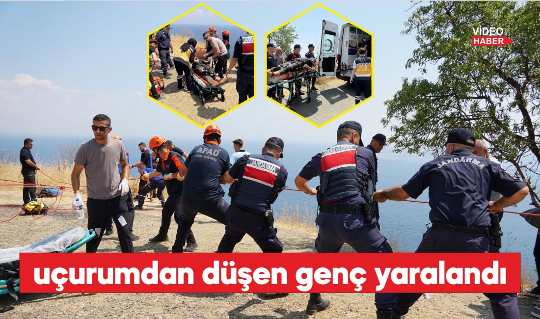 Uçurumdan Yaralı Kurtarma Operasyonu