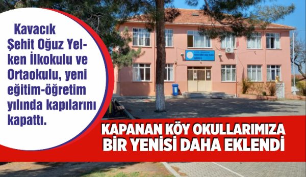 Uzunköprü Kavacık Şehit Oğuz Yelken İlkokulu ve Ortaokulu, yeni eğitim-öğretim
