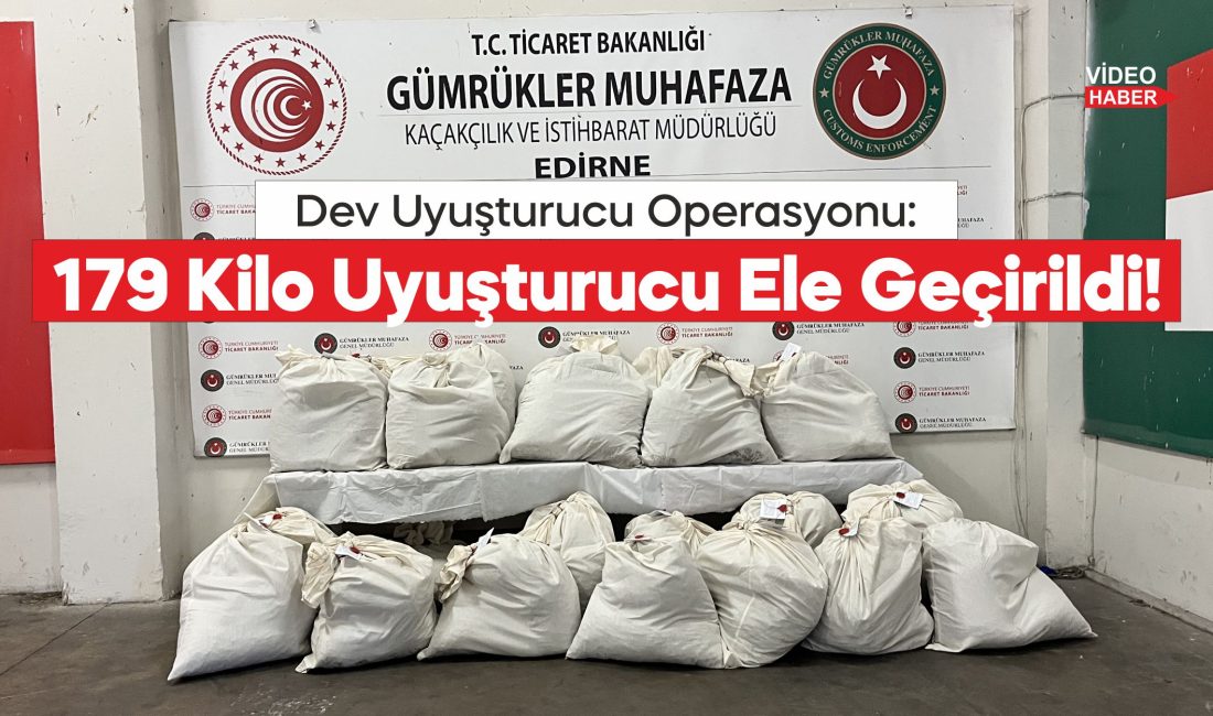 Kapıkule'de 3 tırda 179 kilo 678 gram uyuşturucu ele geçirildi
